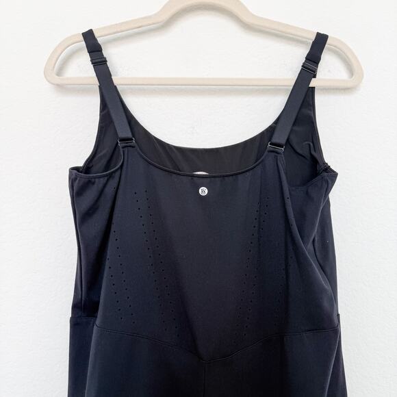 Victoria’s Secret Active Romper Black Size XL Athletic Minimalist Fitness Sporty - Picture 7 of 7